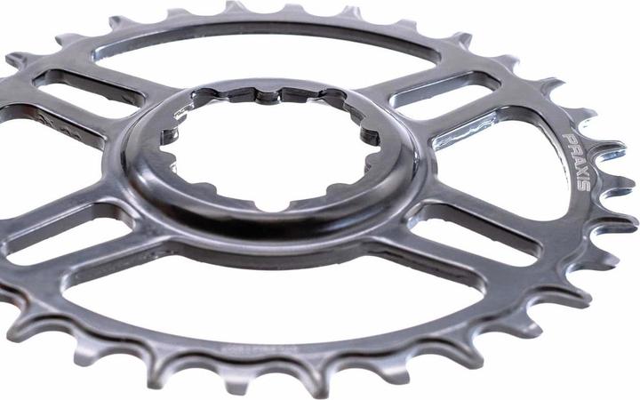 Actual product image Praxis works Praxis chainring/plateau Steel 104 mm 4-hole/trous Wave, 36 teeth/dents with screw thread/avec (36)