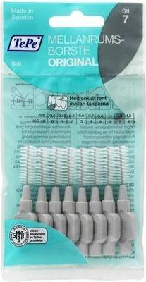 Immagine prodotto TePe Scovolino interdentale grigio (1,3 mm - misura 7) - Confezione da 8 (8 x, 1.30 mm)