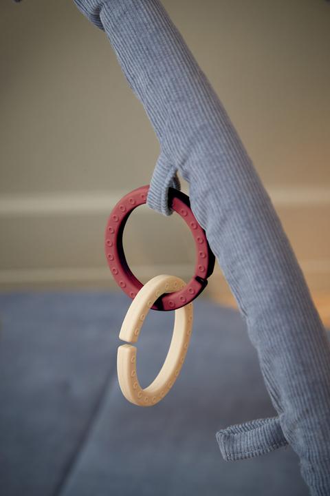 Actual product image Filibabba Silicone Hoops - Rose (FI-02188)