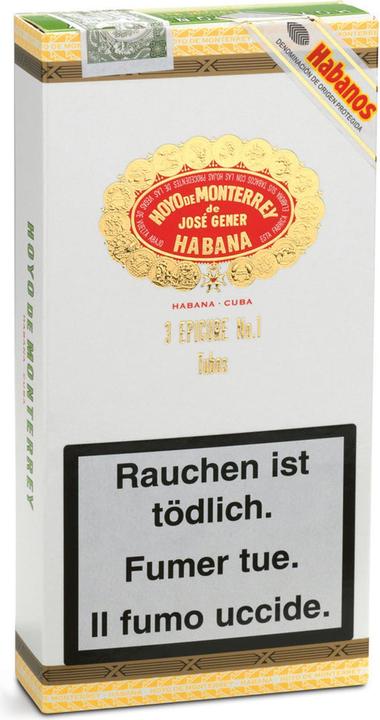 Produktbild Hoyo De Monterrey Zigarren Epicure No. 1 Tubos (Corona)