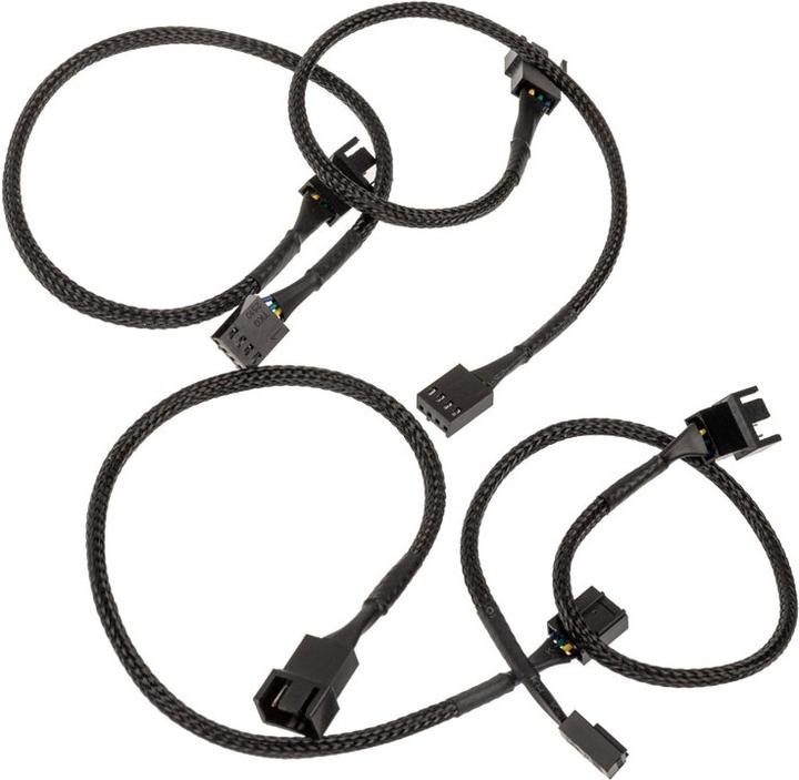 Akasa Fan extension cable 4pcs pack