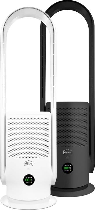 Productafbeelding Djive DJ50024 Flowmate Arc Portable 2-in-1: Luchtreiniger en ventilator op batterijen (25 m²)