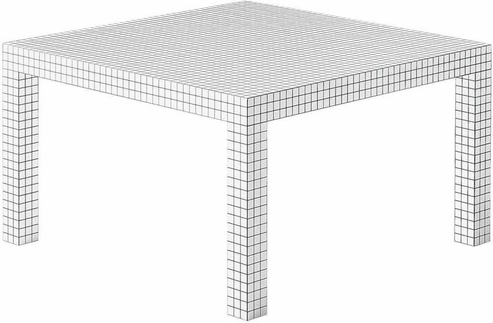 Zanotta Tavolo Quaderna 2600