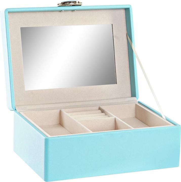 DKD Home Decor Box-Schmuckkästchen grün Holz MDF 17 x 13 x 8,5 cm