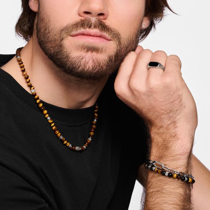 Immagine prodotto Thomas Sabo Anello con onice nera in argento (62, 925 Argento)
