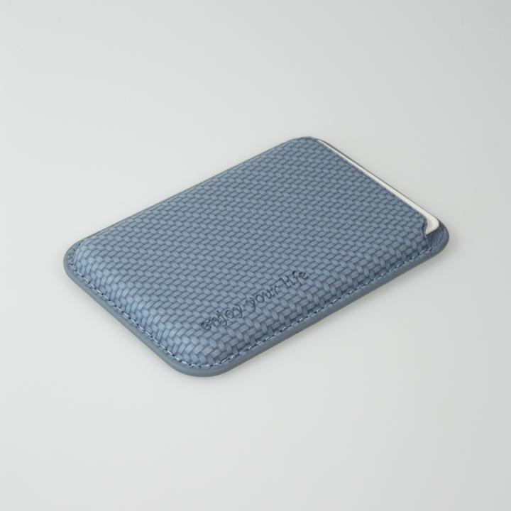 Actual product image PhoneLook Magnetic card holder Wallet Carbon effect Compatible with MagSafe (Apple iPhone 12)