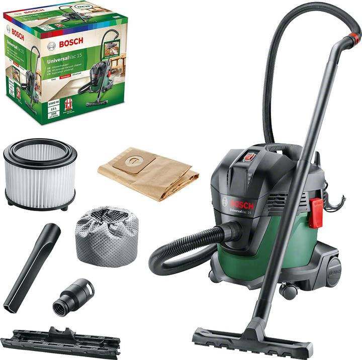 Bosch Home & Garden Nass- und Trockensauger UniversalVac 15 (Nass-Trockensauger)