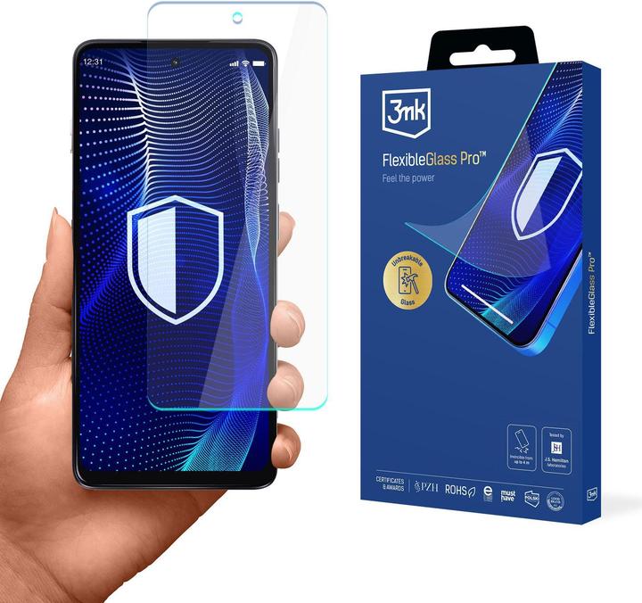 Actual product image 3MK Hybridglas FlexibleGlass Pro für Motorola Moto G24 / G24 Power (Motorola Moto G24, Motorola Moto G24 Power)