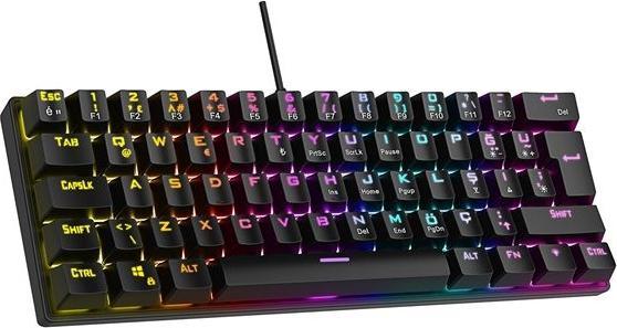 Actual product image Rampage Plower K60 RMP Blue Switch Keyboard (PLOWER K60) (DE, Cable)