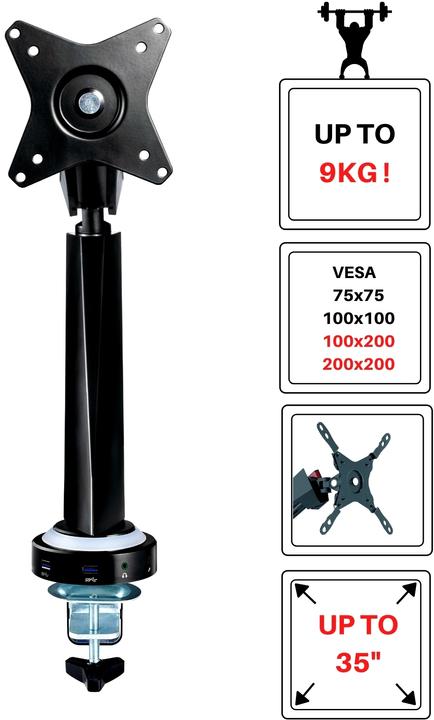 Image du produit Oplite Supreme Monitor Stand Pro (35")