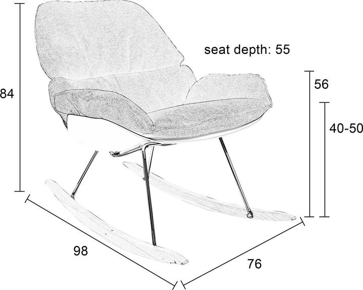 Produktbild White Label Living Chair