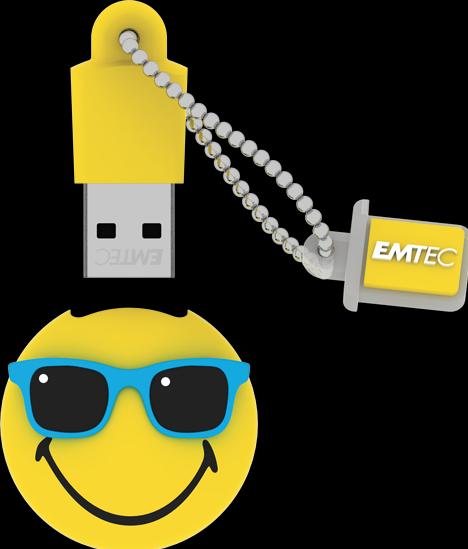 Produktbild Emtec SW108 Mister Hawaii Yellow (16 GB, USB-A)