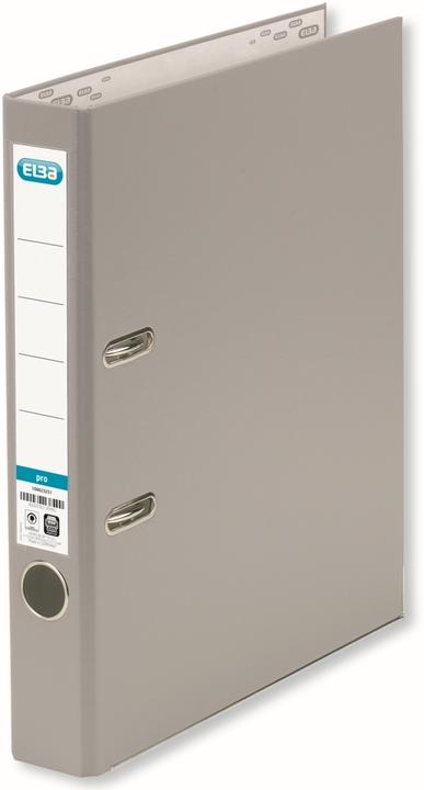 Elba Ordner smart PP-Papier, Rückenbreite: 50 mm, grau DIN A4, Einband aussen PP (A4, 50 mm, 1 Stück)