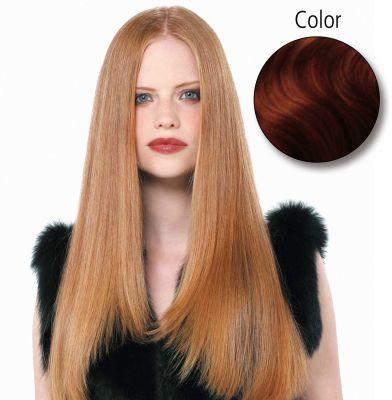 Produktbild Balmain glatt 55-60cm 133 dunkelkupferblond 10 Stück Echthaar Fill-In Extensions (Dunkelkupferblond, 60 cm)