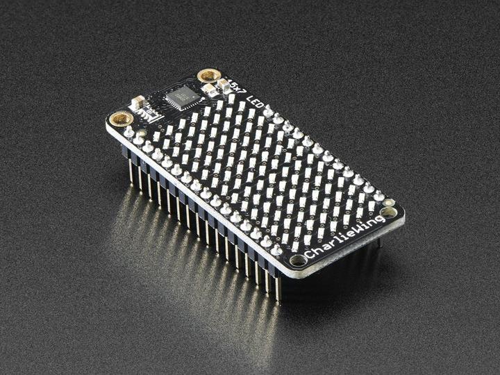 Actual product image Adafruit 15x7 CharliePlex LED Matrix Display FeatherWing Whi (Display)