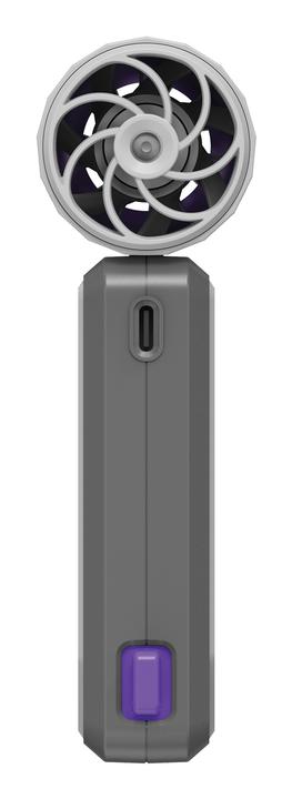 Actual product image Verbatim Handventilator Cool'n'Go AirJet grau/lila