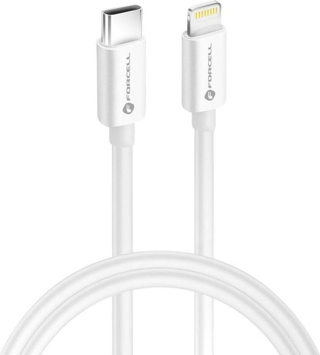 Image du produit Forcell USB-C til Lightning - dertified by Apple - 30W power delivery - 1 m (USB 3.2 Gen 1, 30 W)
