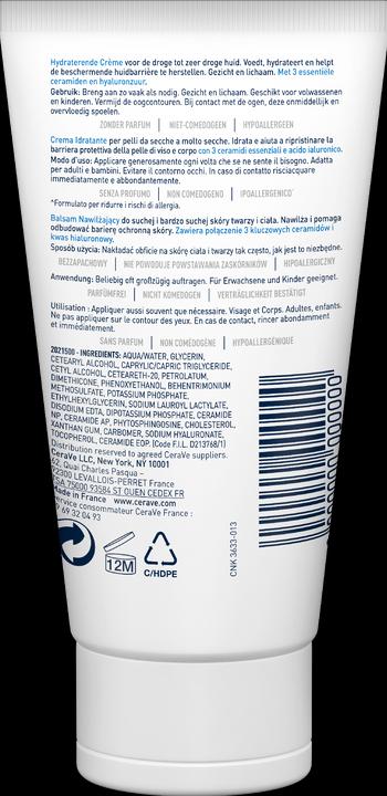 Produktbild CeraVe Feuchtigkeitscreme (50 ml, 24h Creme)