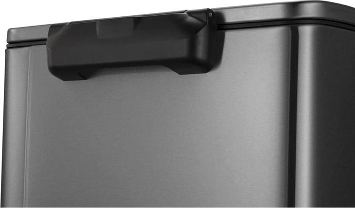 Image du produit EKO Système de tri des déchets E-Cube Recycling 28 plus 18 L noir avec pédale extra-large (46 l)