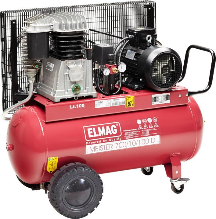 Produktbild Elmag Kompressor Meister 700/10/100 D (10 Bar, 100 l)