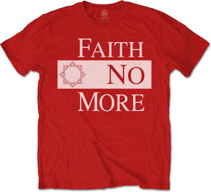 Actual product image Faith No More Classic New Logo Star (S)