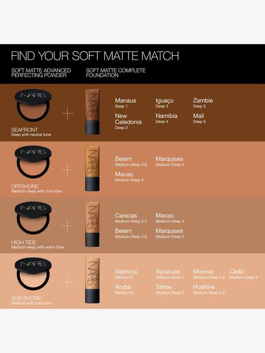 Produktbild NARS Cosmetics Soft Matte Advanced Perfecting Powder Seafront (SEAFRONT)