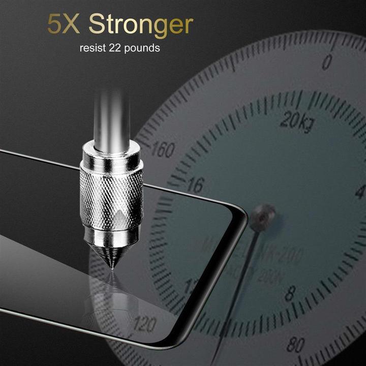 Actual product image Cadorabo Full screen display protection glass (3 Piece, Samsung Galaxy A71)