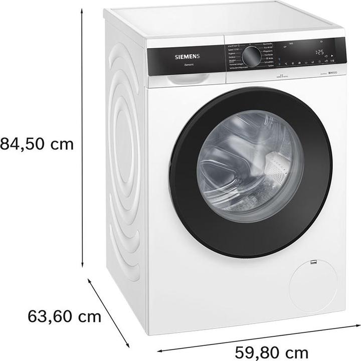 Image du produit Siemens WG56G2Z3CH (10 kg, Gauche, Fiche CH)