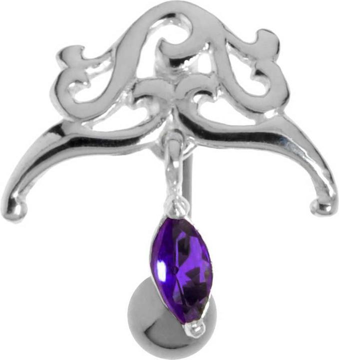 Immagine prodotto Bijouteria Piercing ventre (Acciaio chirurgico 316L, Argento 925, Zirconia)