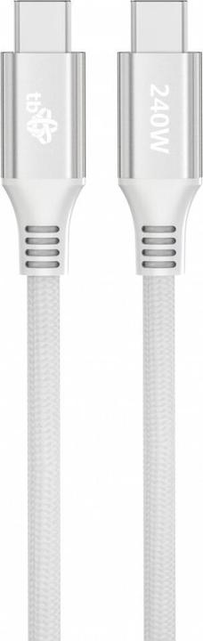Lenovo Cable USB C - USB C white (1 m, USB 3.2 Gen 2, 240 W)