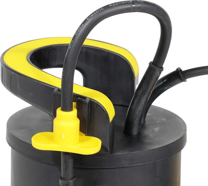 Produktbild Wiltec flachsaugende Tauchpumpe Schwimmer 850W Tiefbrunnenpumpe Flachsaugerpumpe (Durchlaufpumpe)