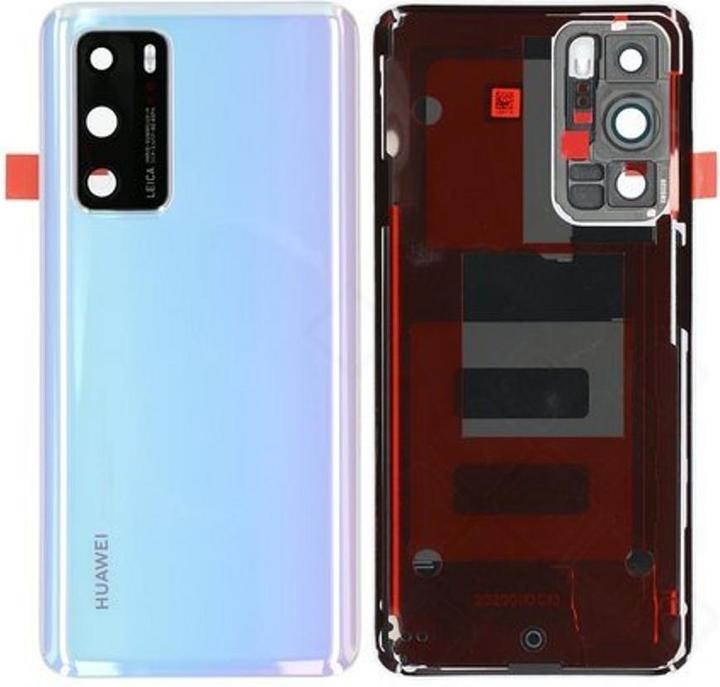 Actual product image Huawei Battery Cover for ANA-LNX9, ANA-LX4 P40 - ice white (Rechargeable battery, P40)