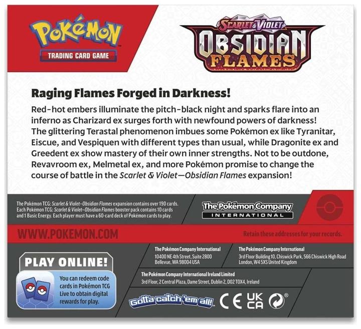 Immagine prodotto Pokémon Obsidian Flames (Inglese, Pacchetto Booster)