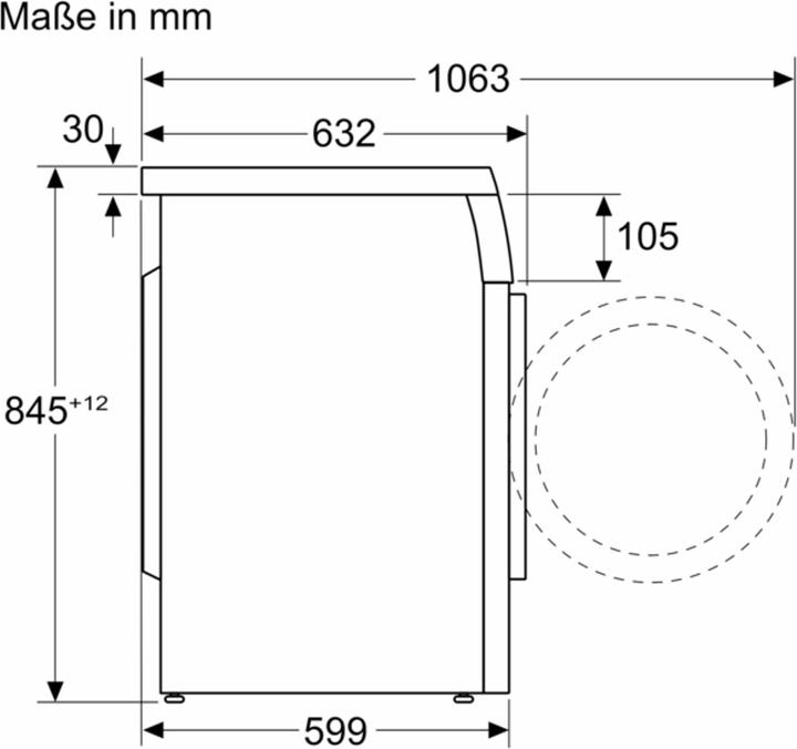 Produktbild Bosch Hausgeräte WUU28T70 (8 kg, Links)