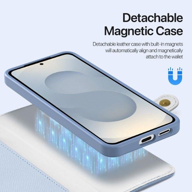 Produktbild Dux Ducis Lawa Series MagSafe Kunstleder Bookcover Hülle (Samsung Galaxy S25 Edge)