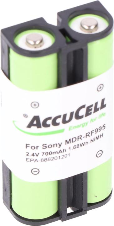 Produktbild AccuCell Akku Sony MDR-RF995 BP-HP800-11 (MDR-RF4000, MDR-RF895RK)