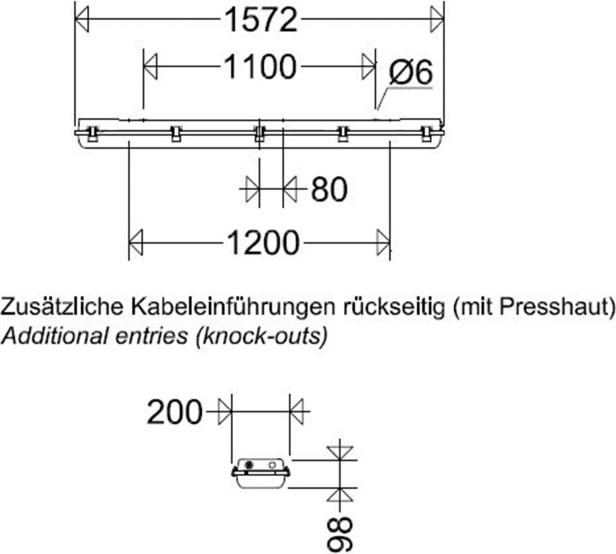 Image du produit Schuch 164 15L120G2 Luminaire à LED 80W