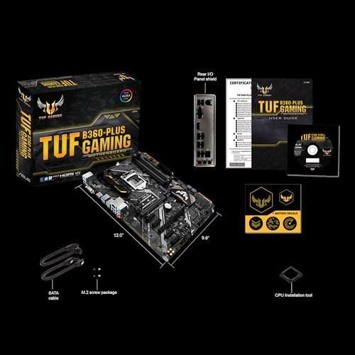 Image du produit ASUS Tuf B360-Plus Gaming (LGA 1151, Intel B360, ATX)