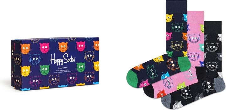 Produktbild Happy Socks Mixed Cat Gift Set (3er Pack, 36 - 40)