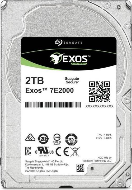Produktbild Seagate Exos 7E2000 (2 TB, 2.5", CMR)