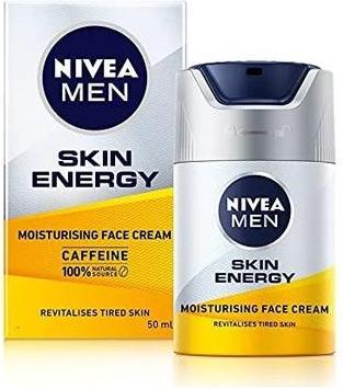 Actual product image NIVEA MEN Skin Energy Caffeine Moisturizing Face Cream 50ml (50 ml)