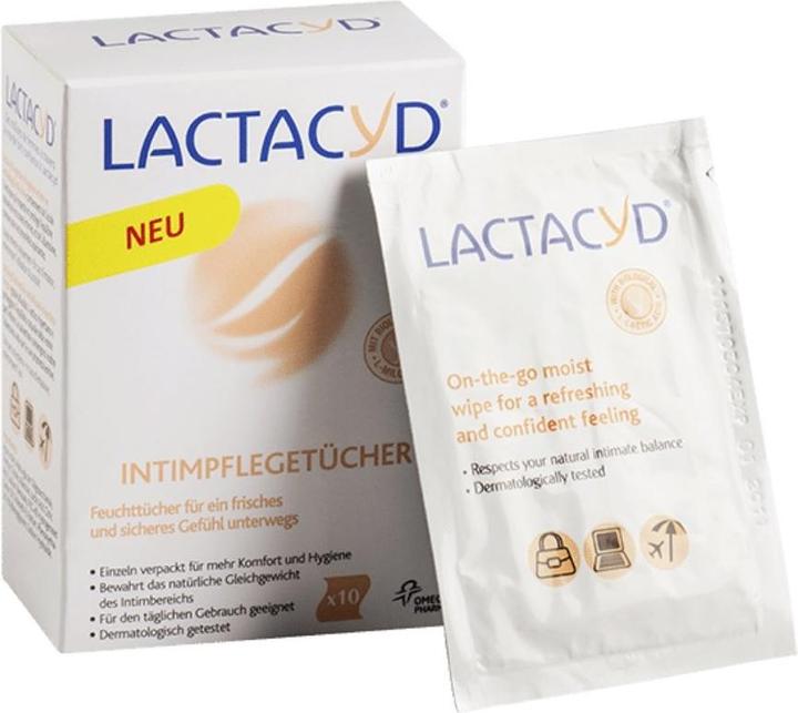 Image du produit Lactacyd Sachet de lingettes pour soins intimes (Lingettes intimes)
