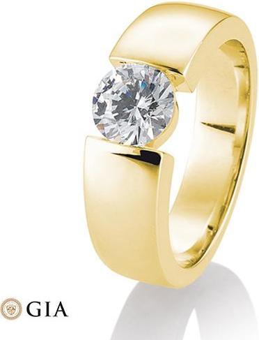 Breuning Ring Spann 0,80-1,50 ct. (53, 585/14 K Gold)