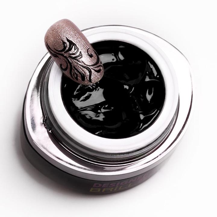 BrillBird Designer Gel Schwarz – 3ml (Schwarz)