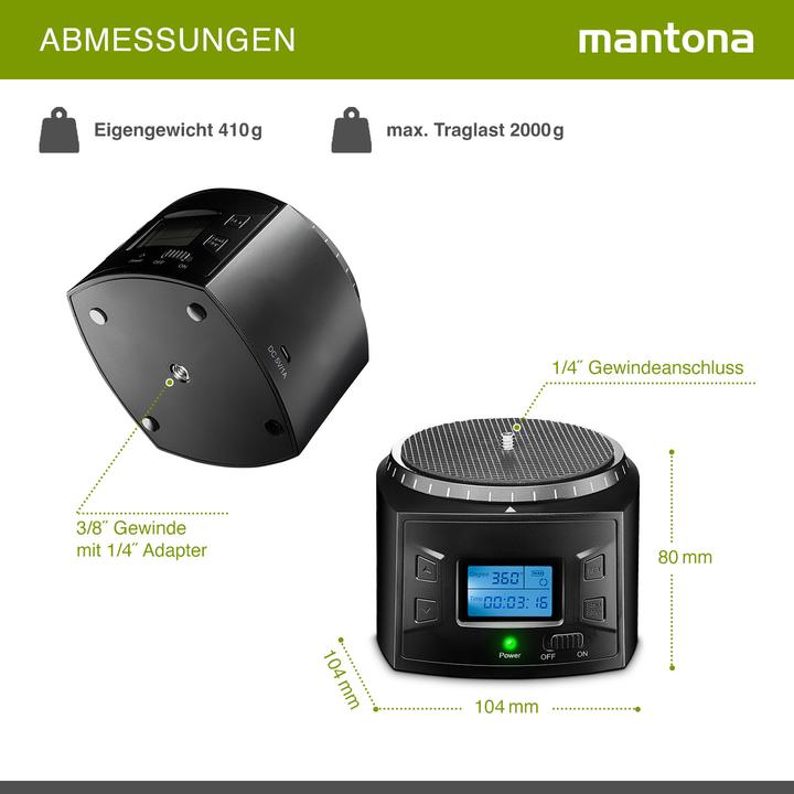 Produktbild mantona Turnaround 360 Advanced 3 (Panoramakopf)
