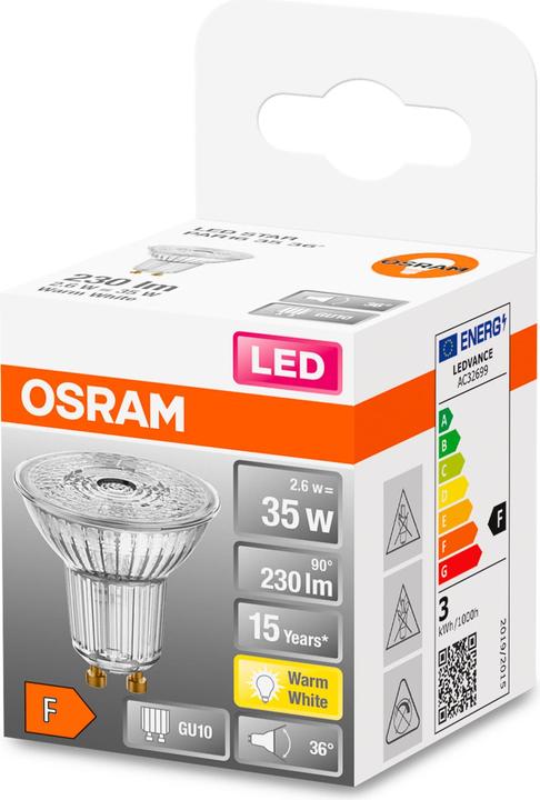 Immagine prodotto Osram Star PAR16 (GU10, 2.60 W, 230 lm, 1 x, F)