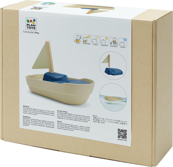 Actual product image Plantoys Sailboat