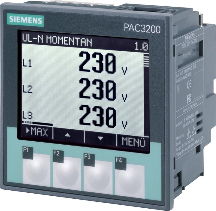 Image du produit Siemens SENTRON PAC3200 multifonctionnel
