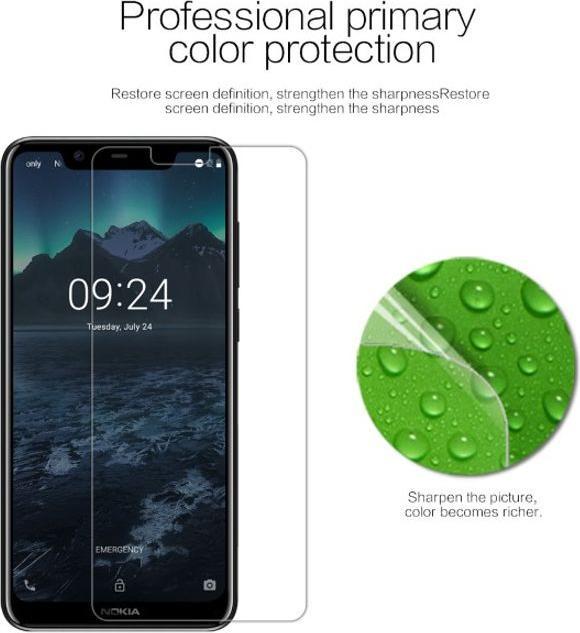 Actual product image Nillkin Super Clear Series Protective Film (1 Piece, Nokia 5.1 Plus)