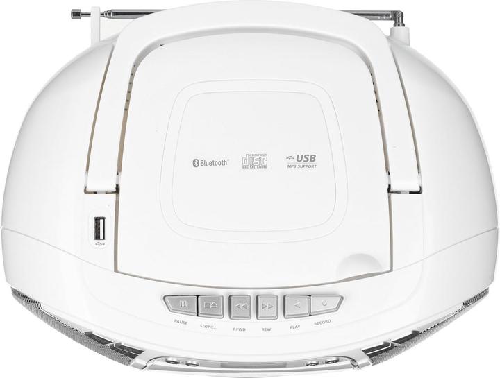 Immagine prodotto JVC RC-E451W Lettore CD Lettore CD portatile Bianco (VHF, Bluetooth)